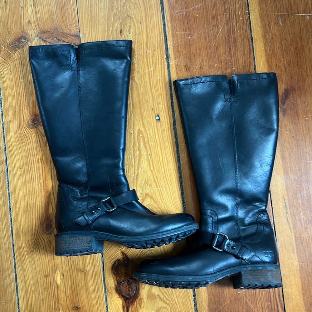 UGG Tall Black Dahlen Boots